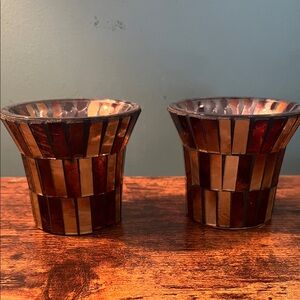 Votive candle holders